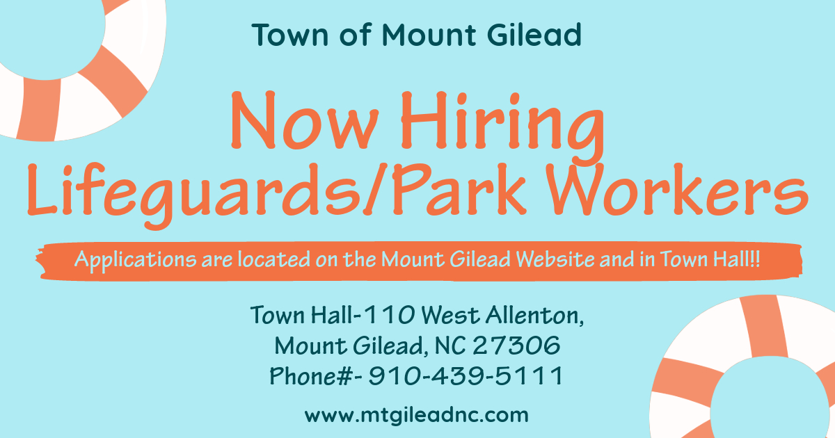Lifeguards/Park Workers Needed!